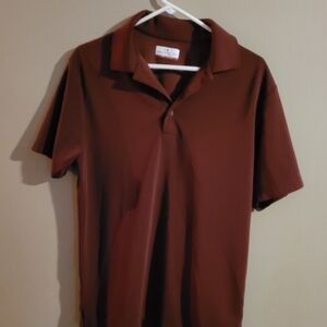 Grand Slam Brown Polo Shirt Classic Knit M